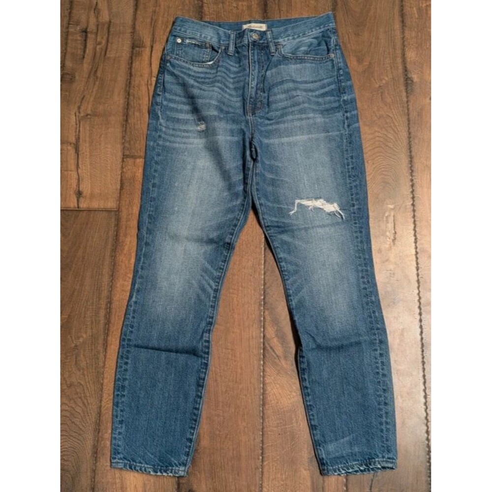 Madewell Rigid Skinny jeans Women's Size 29 Medium Wash Distressed